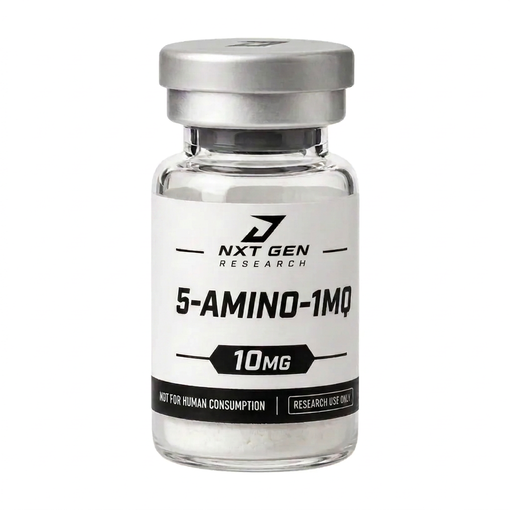 5-Amino-1MQ 10 mg research compound vial, research use only