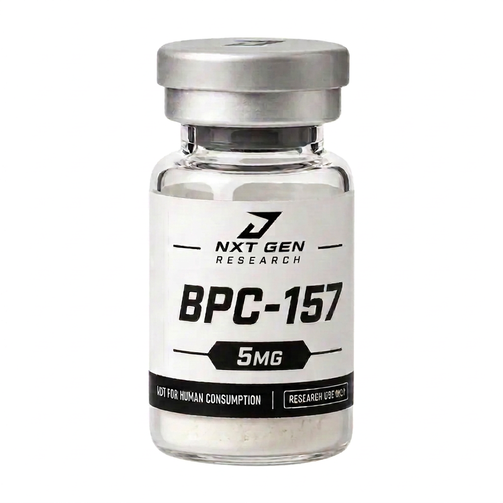 BPC-157 5 mg research compound vial, research use only