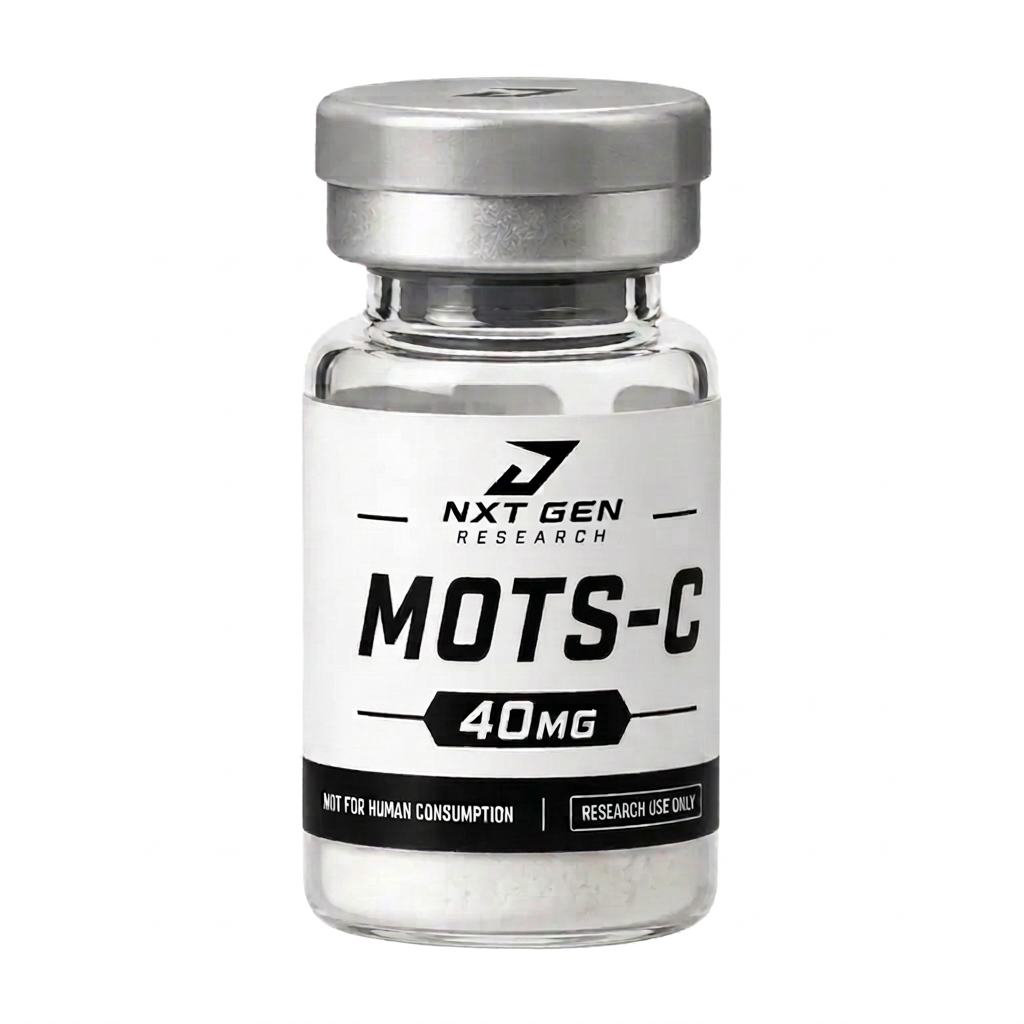 MOTS-C 40 mg research compound vial, research use only