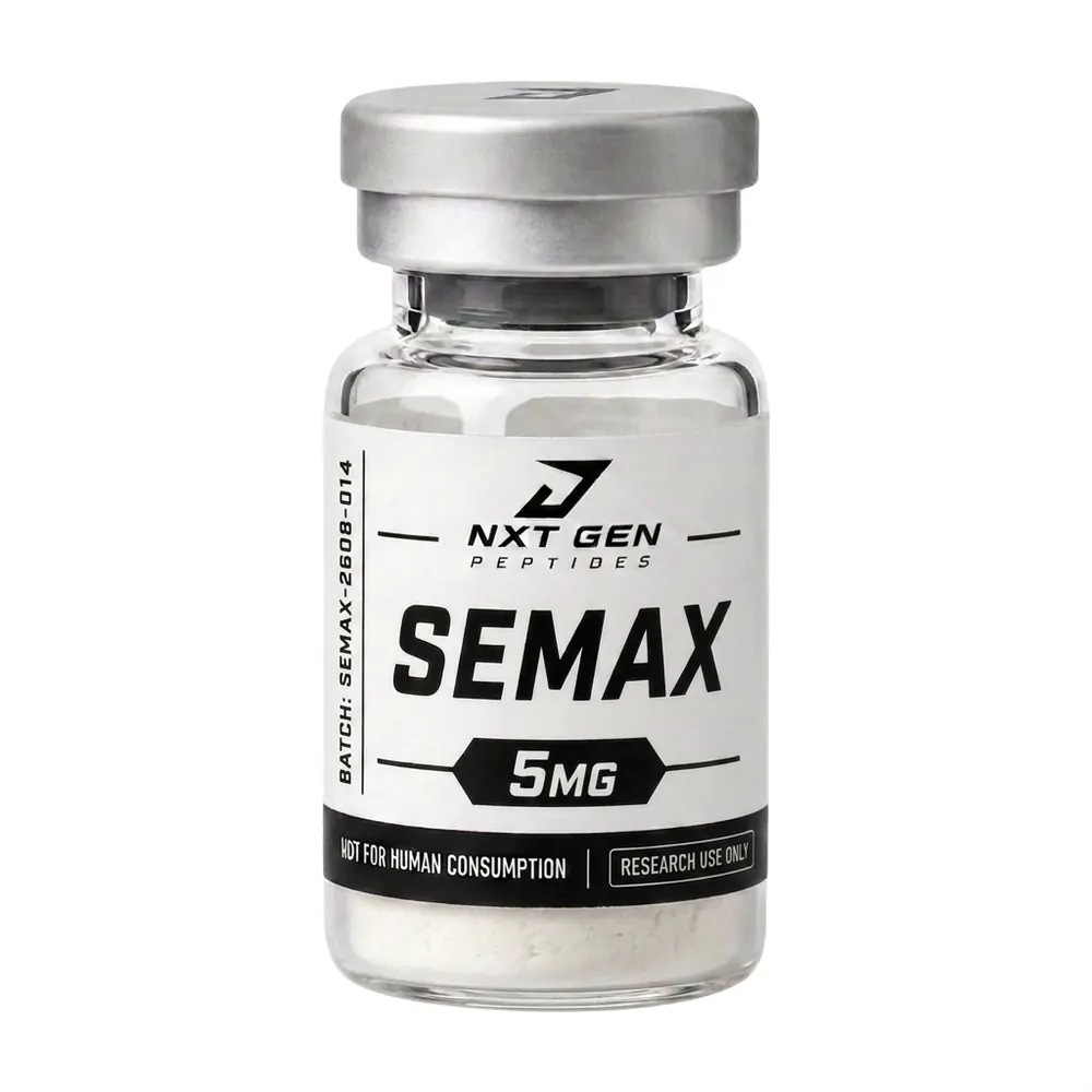Semax 5 mg research compound vial, research use only